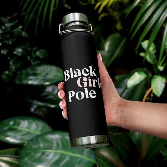 Stainless steel water bottle - Black - Ladies