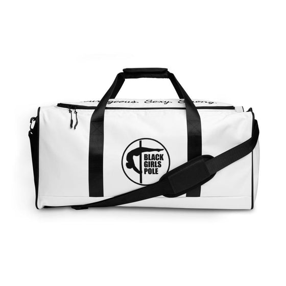 BGP Duffle Bag - White | Black Girls Pole Shop